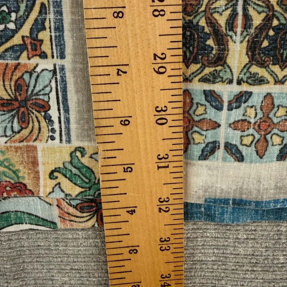 Vtg 90's Reyn Spooner Shirt Sz‎ 2XL Catalina Tiles RARE Art Kloth Popover